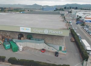 Vista aérea del centro de Grupo Akoma en Barberà del Vallès